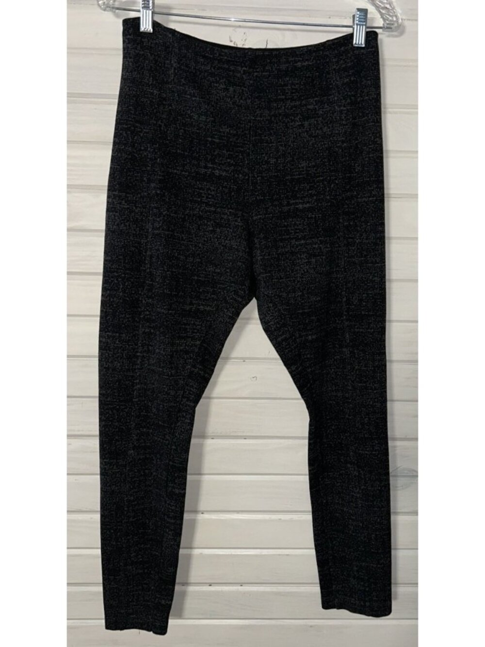 Lysse Sz LARGE Mara Seamed Leggings Ponte Knit High Waist Fitted Stretch EUC